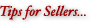 Tips for Sellers